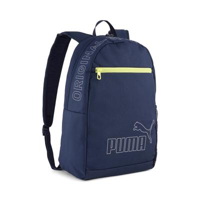 Rucksack PUMA "PHASE BACKPACK II", blau (puma navy), Rucksäcke, Netz, Polyester, unifarben, Rucksack, mit weich gefüttertem Fach, mit mehreren Taschen