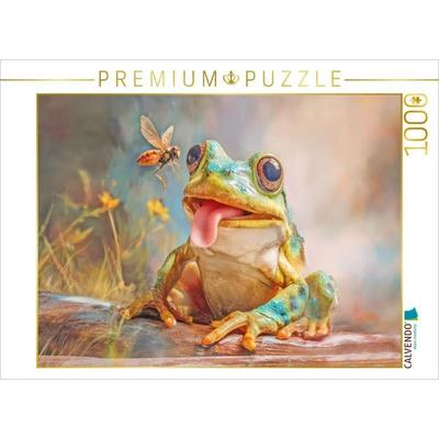 CALVENDO Puzzle Frösche | 1000 Teile Lege-Größe 64x48cm Foto-Puzzle für glückliche Stunden