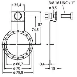 Turck Befestigungsblech RME-5