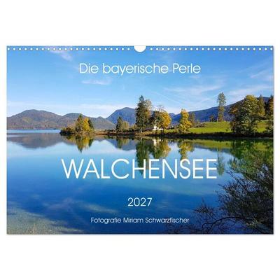 Walchensee (Wandkalender 2027 DIN A3 quer), CALVENDO Monatskalender