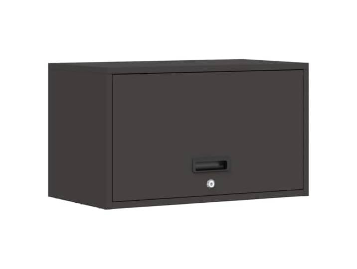 Heofavd Garagenschrank Wandschrank Stahl Schwarz 60x33x35 cm