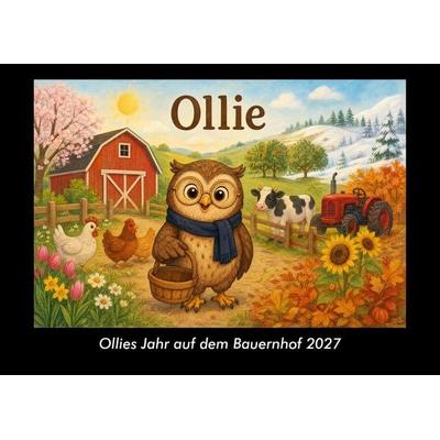 Ollies Jahr auf dem Bauernhof 2027 Fotokalender DIN A3, DIN A3 von Tobias Schmitt,Kevin Heber, Vero Kalender, 978-3-695-44730-5