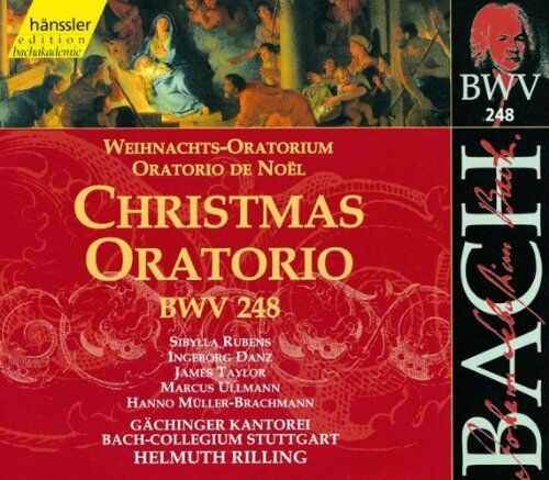 Rilling - Edition Bachakademie Vol. 76 (Weihnachtsoratorium BWV 248) (SWR-Live-Mitschnitt Jahreswechsel 1999-2000) - Preis vom 16.10.2026 11:41:07 h