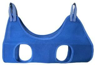 Uplift Essentials Professional Pet Grooming Hammock & Restraint Sling Set blue xs
