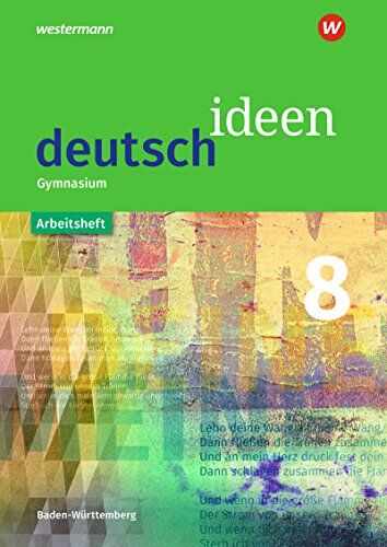 deutsch ideen SI - Ausgabe 2016 Baden-Württemberg: Arbeitsheft 8 - Preis vom 11.10.2026 15:43:13 h