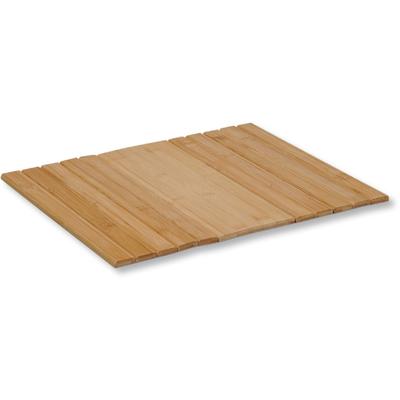 Tablett KESPER "Sofatablett", beige (natur), B:42cm H:0,8cm L:34cm, Bambus, Tabletts, flexibles einsetzbar