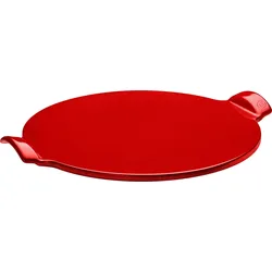 Emile Henry Pizzastein glatt, rot