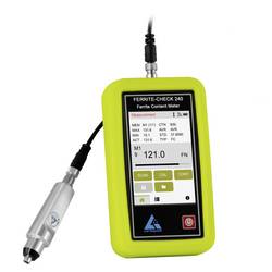 PCE Instruments Ferritgehaltsmessgerät LM-FC240 1 … 140 FN externe Messonde Austenitische Stähle Duplex Stähle
