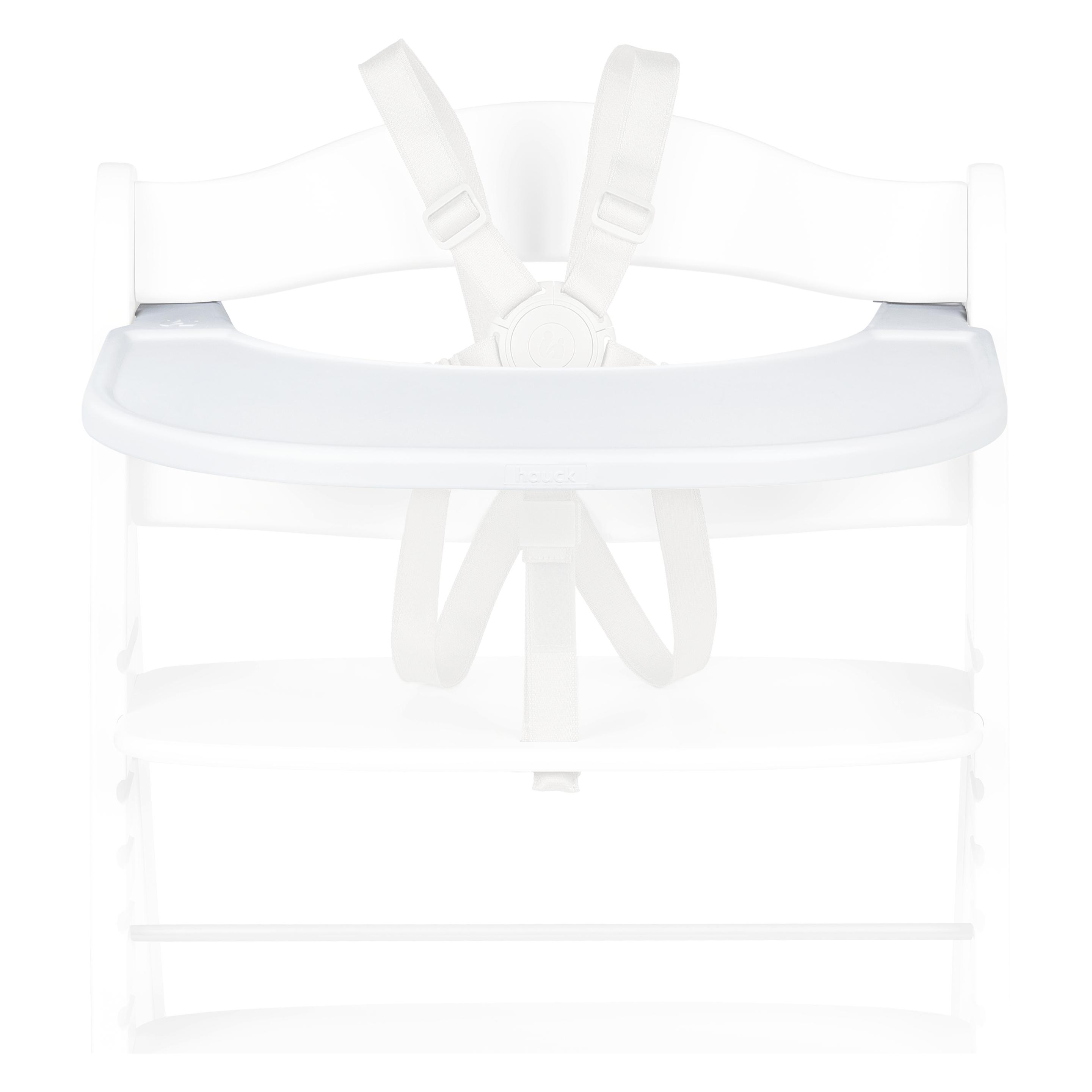 Hauck Alpha+ High Chair, White with Alpha Click Tray (Treppenhochstuhl) (58813308)