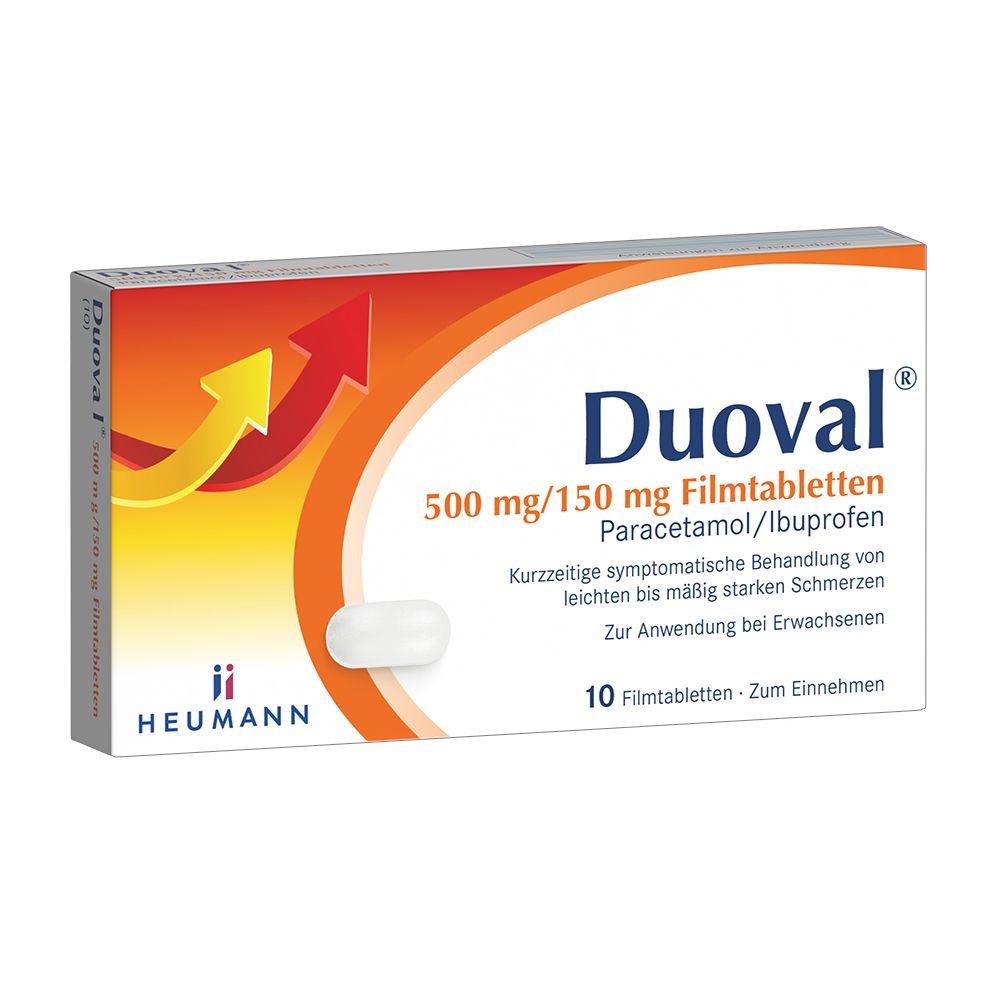 Duoval 500 mg/150 mg Filmtabletten 10 St