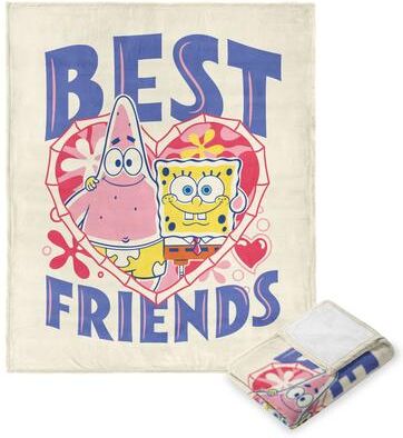 Northwest Nickelodeon Spongebob Best Friends Silk Touch Throw Blanket