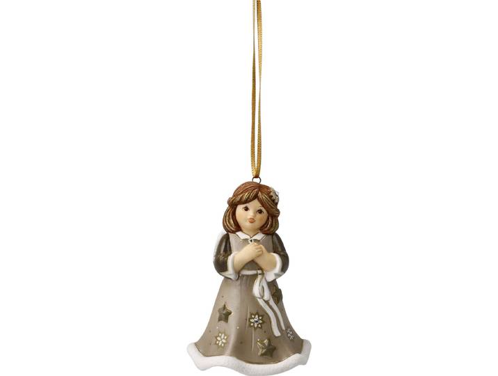 Goebel - Kerst Kersthanger Jaarlijkse Bel Engel 2024 Porselein - 9cm