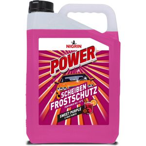 Nigrin Scheibenfrostschutz 775727, Power Sweet Purple, bis -18°C, gebrauchsfertig, 5 Liter