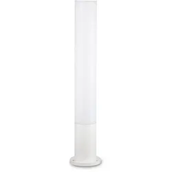 Ideal Lux Outdoor Stehleuchte EDO OUTDOOR ROUND, IP44, Höhe 80cm, GX53 max. 15W, Weiß IDEA-135755