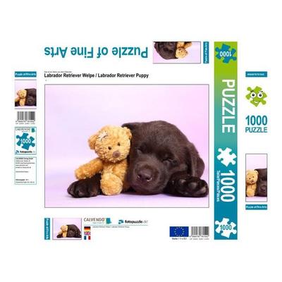 CALVENDO Puzzle Labrador Retriever Welpe / Labrador Retriever Puppy 1000 Teile Lege-Größe 640 x 480 cm Foto-Puzzle Bild von Jeanette Hutfluss