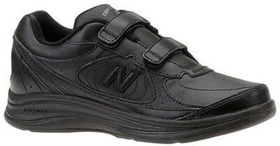 New Balance Women's WW577 Hook-and-Loop Oxford Shoes - 10 Black Walking B