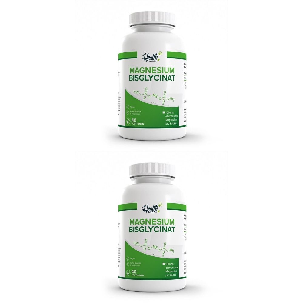 Health+ Magnesium Bisglycinate (120 Caps) Standard x2 2x120 St Kapseln