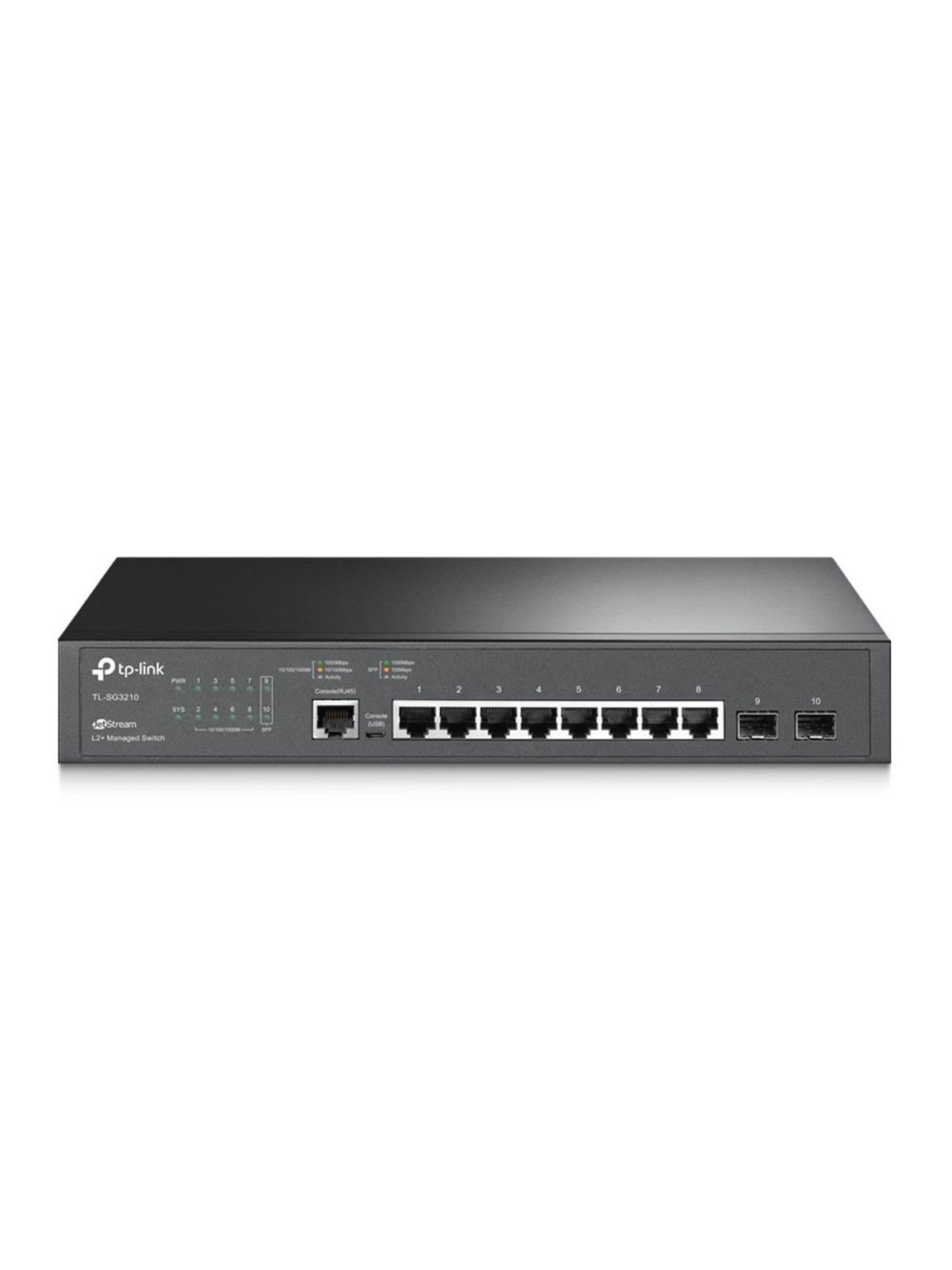 TP-Link TL-SG3210 JetStream 8-Port Gigabit L2+ Managed Switch with 2 SFP Slots