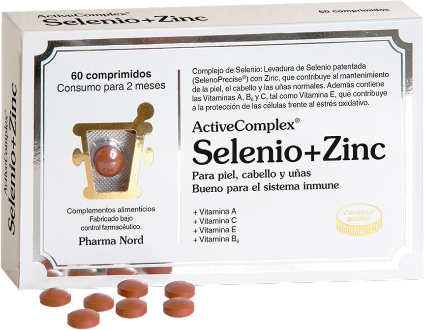 Pharma Nord Comprimidos antioxidantes ActiveComplex Selenio+Zinc .