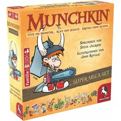 Pegasus Munchkin Fantasy Super-Mega-Set (Deutsch, 3 - 6 Spieler)
