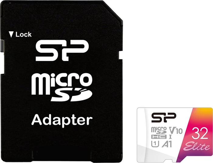 32GB Silicon Power memory card Elite Micro SDHC UHS-I A1 V10