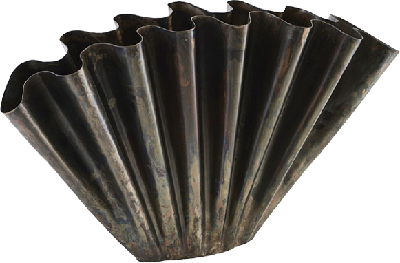 House Doctor Flood Vase Stor (Højde 30 Cm) - Antik Brun