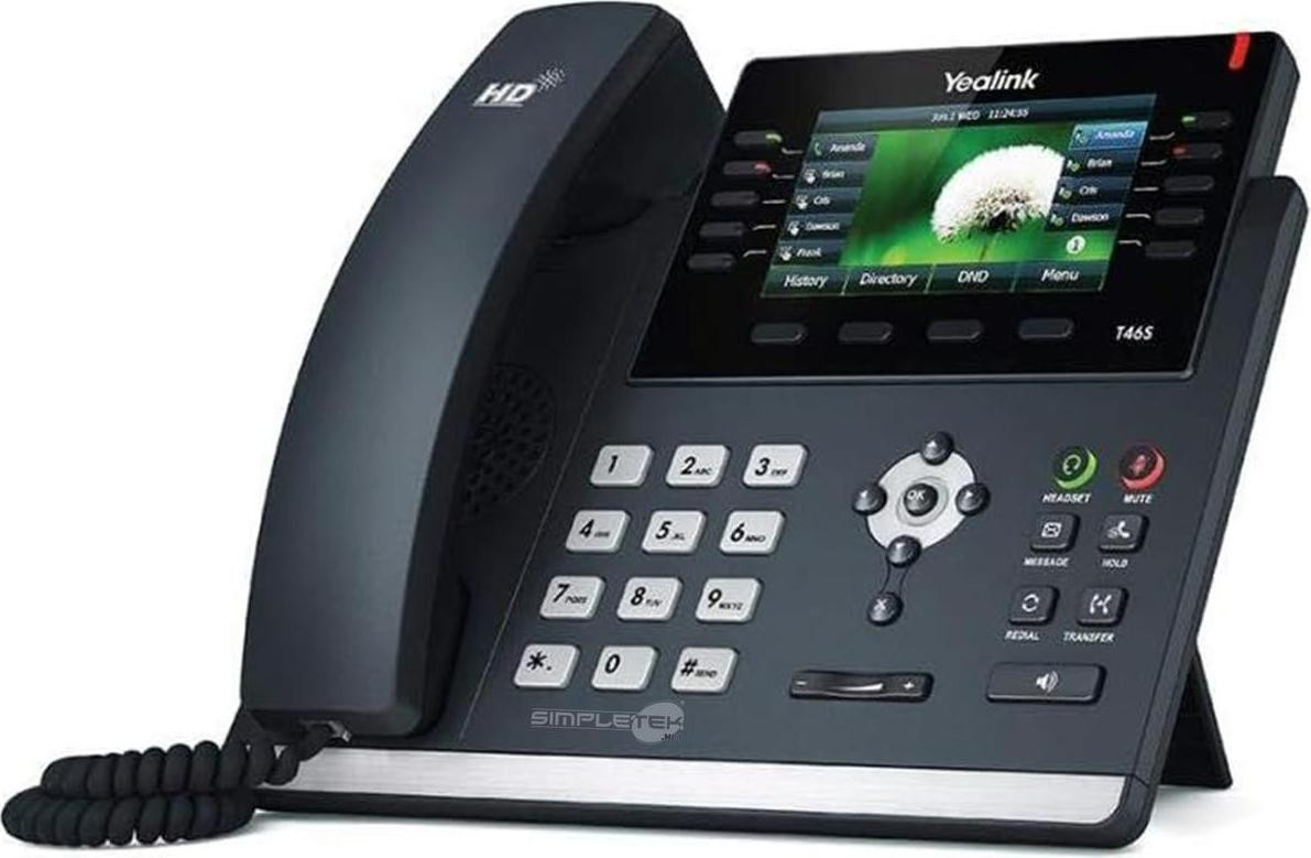 Yealink SIP-T46S VoIP-telefoon met PoE