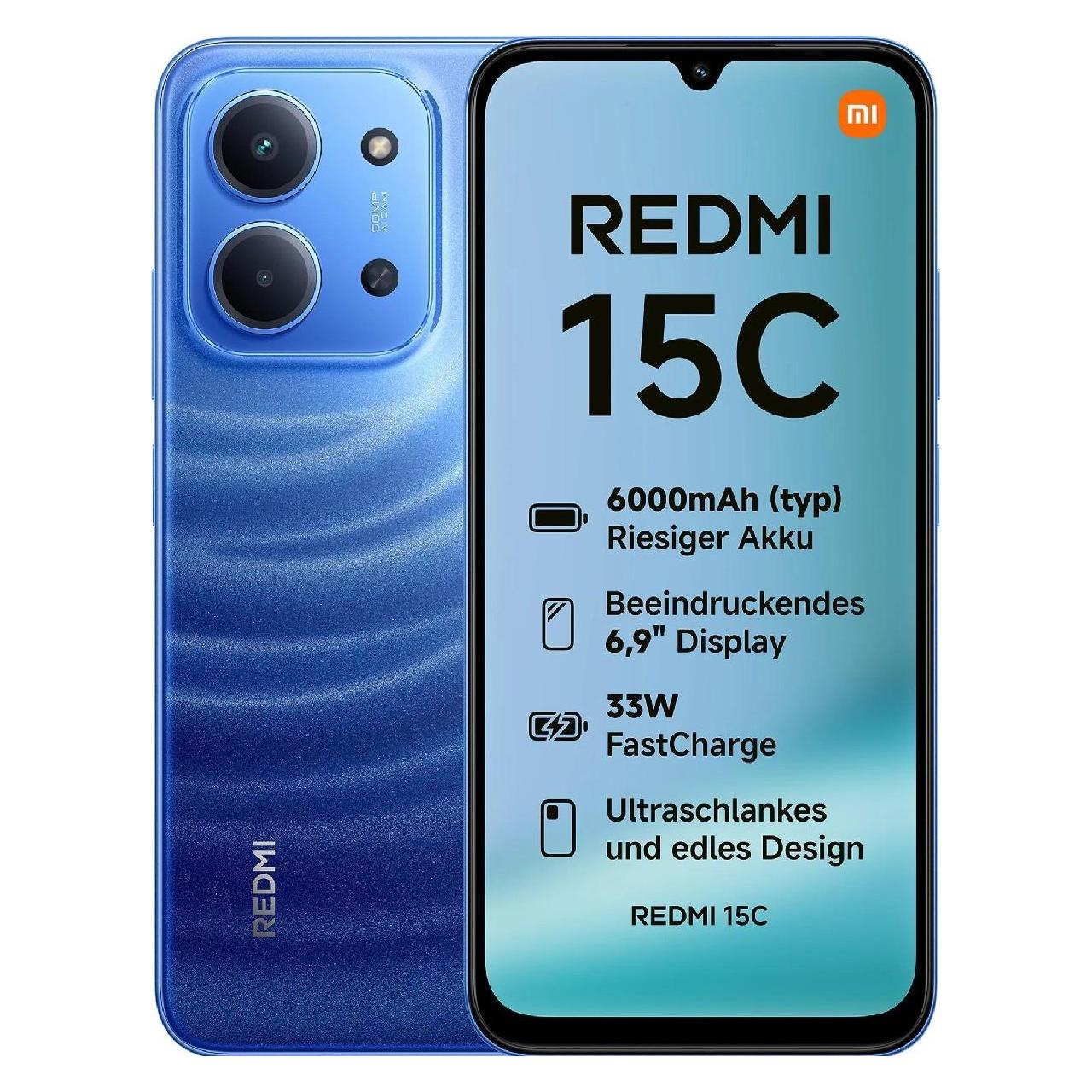Xiaomi Redmi 15C 4G (128 GB, Moonlight Blue, 6.90", Dual SIM, 4G) (null)