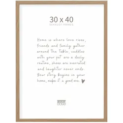 Deknudt Bilderrahmen 30x40 massiver Eiche natur Preis pro Stück