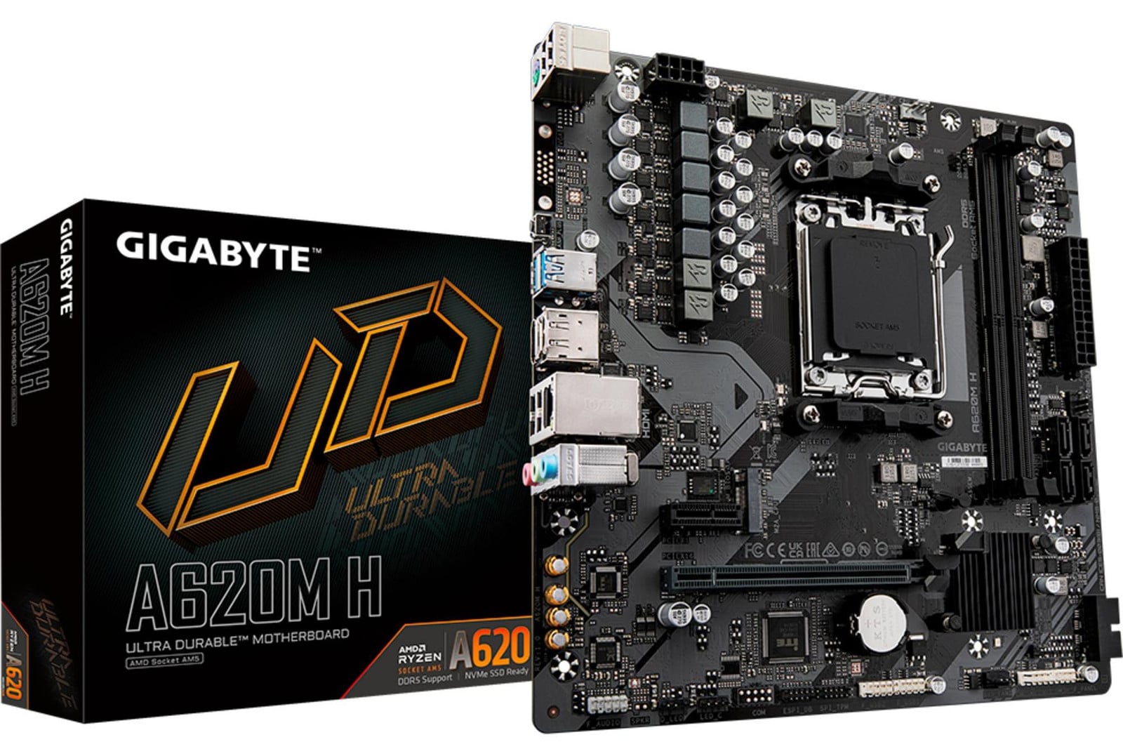 Gigabyte A620M H moederbord AM5 mATX DDR5