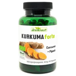 Kurkuma Forte Curcumin+Piperin Kapseln 160 St Kapseln