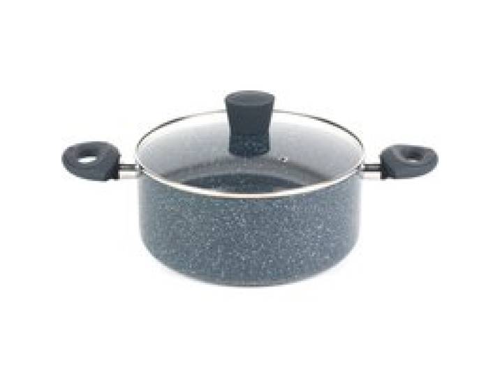 Russell Hobbs Wok, casserole à manche, sauteuse ou casserole, Aluminium Nightfall Collection Blue Marble  (faitout, 24 cm)