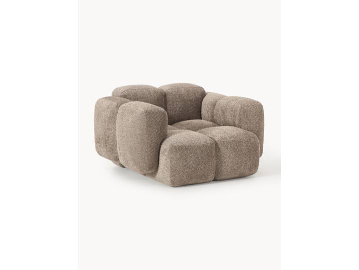 Teddy-Bouclé-Loungesessel Tayla