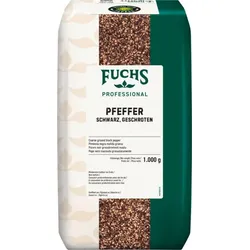 Fuchs schwarzer Pfeffer geschrotet 1,0 kg