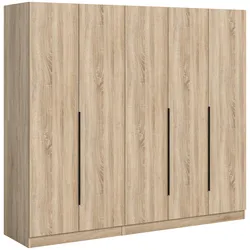Drehtürenschrank KOPENHAGEN ca.200x181x52cm Sonoma Eiche