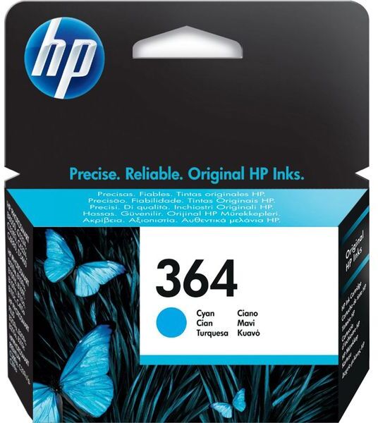 HP 364 (CB318EE) - Cyan - Cartouche d'encre Cyan