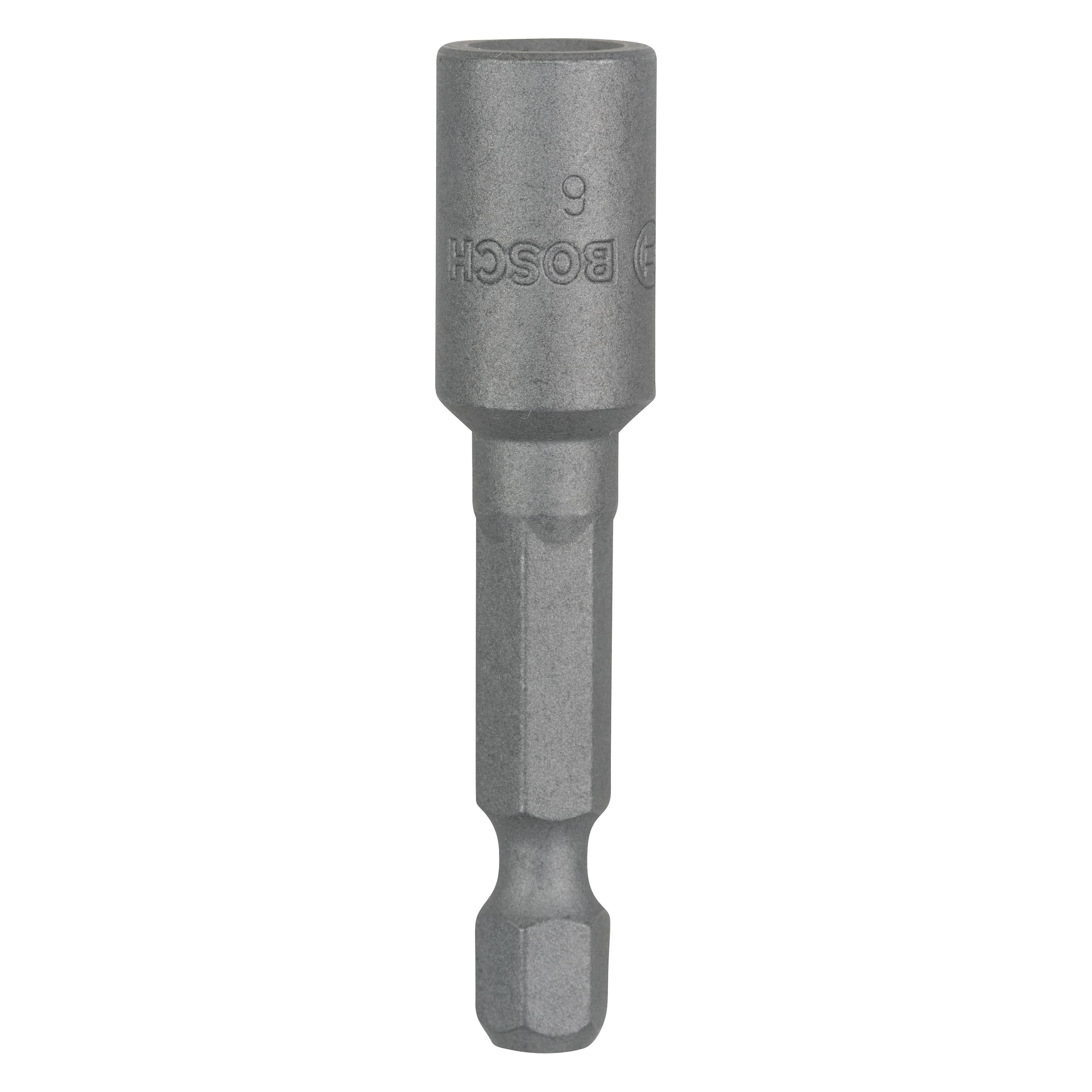 Bosch Professional Zubehör Steckschlüssel, 50 x 6 mm, M 3,5, mit Magnet (6 mm) (2608550069)