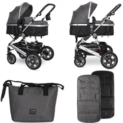 Lorelli, Kinderwagen, Kinderwagen Lora Gummiräder (0 Monate - 3 Jahre)