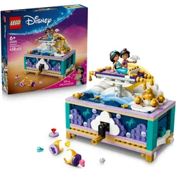 LEGO ǀ Disney Princess 43295 Jasmins Schmuckkästchen, Bauspielzeug für Kinder ab 6 Jahren