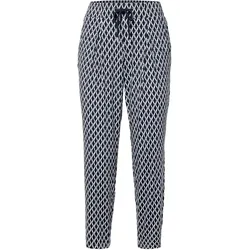 Tchibo - Bedruckte Jerseyhose - Damen - Gr. S - dunkelblau/print