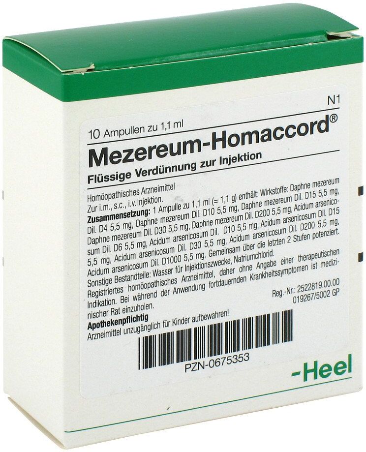 Mezereum Homaccord Ampullen