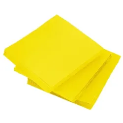 Schachtel mit 2400 Papierservietten 20x20 Micropoint – Farbe – Gelb