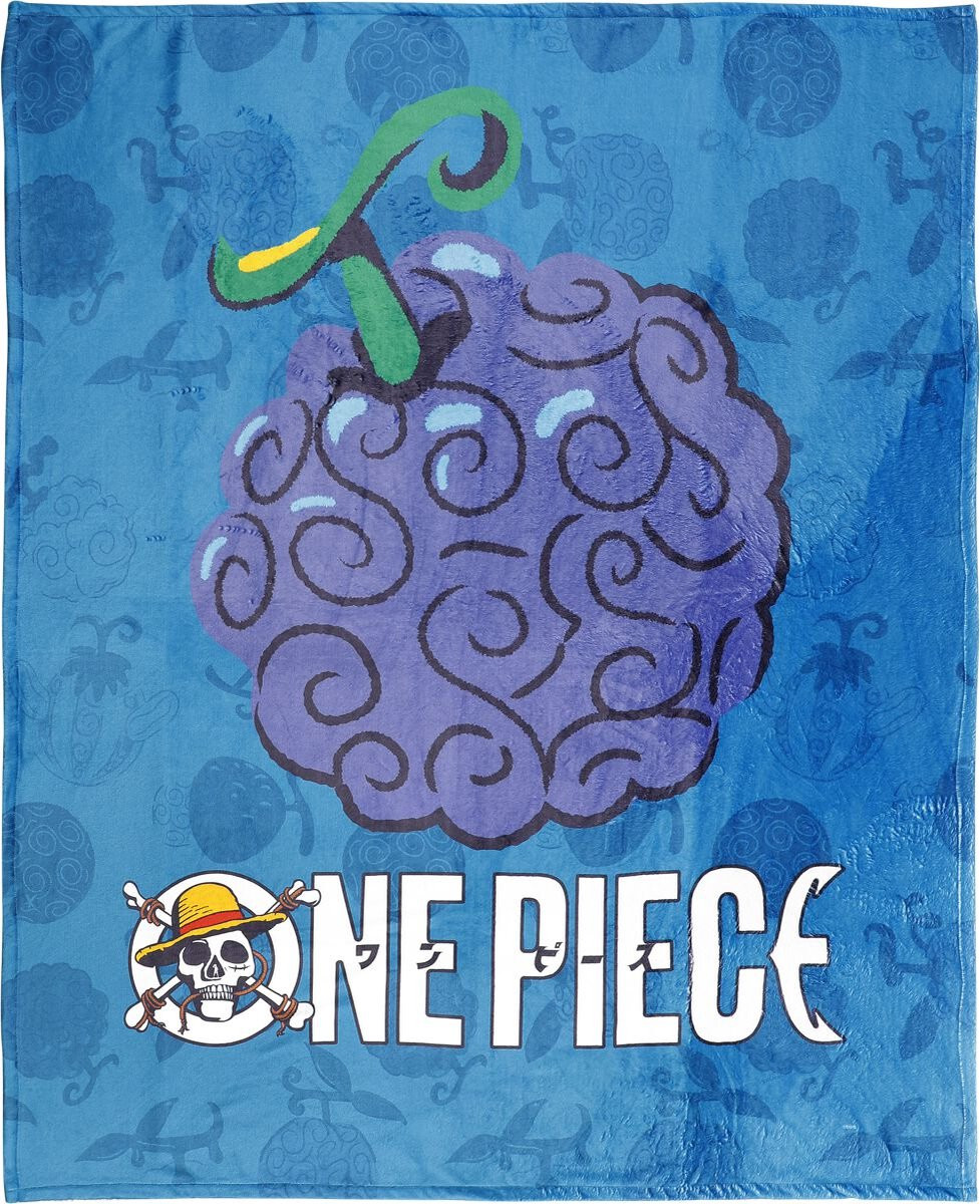 One Piece Gum Gum Fruit Unisex Dekens - Meerkleurig