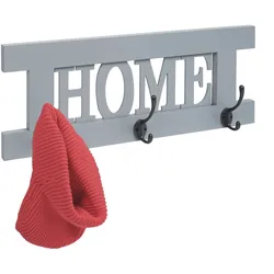 Wandgarderobe MCW-C60 Home, Garderobe Garderobenpaneel, Shabby-Look Vintage 55x21cm ~ grau-blau