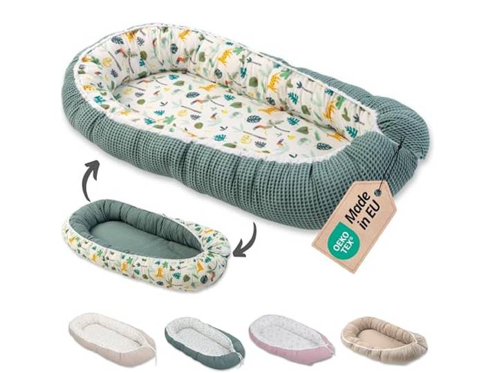 ULLENBOOM Babynest - Ideal für Neugeborene - OEKO-TEX zertifiziert
