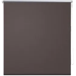 Helloshop26 - Braunes Verdunkelungs-Rollo 120 x 230 cm Fenster Vorhang Sichtschutz Rollladen