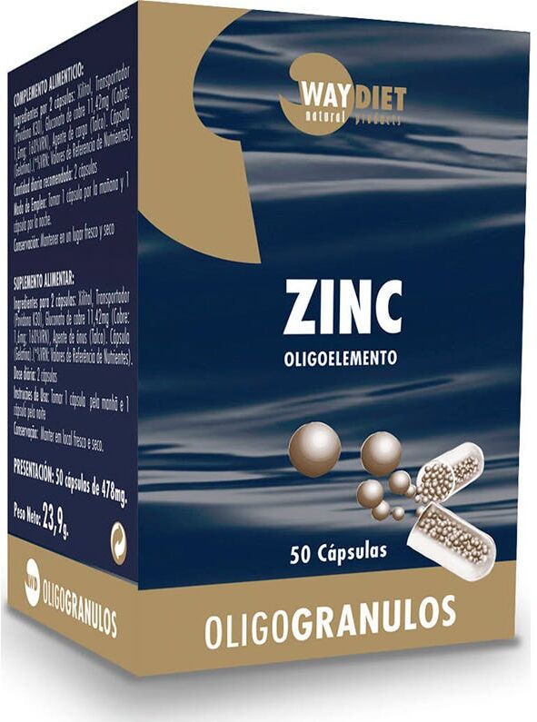 Waydiet Natural Zinc 50 caps