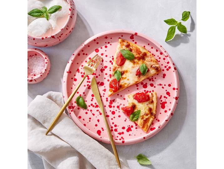 Assiette à dîner BOOGY SPLASH Ø 27cm Rose foncé/Rose foncé