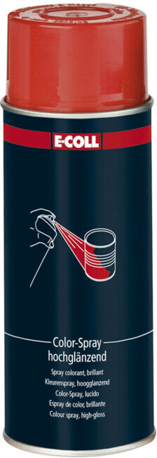 E-COLL Color-Spray, brillant 400 ml rouge feu (4317784305839)