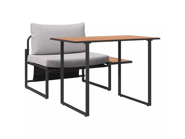 VidaXL - Outdoor-sitzplätze stahl, One Size, Silber